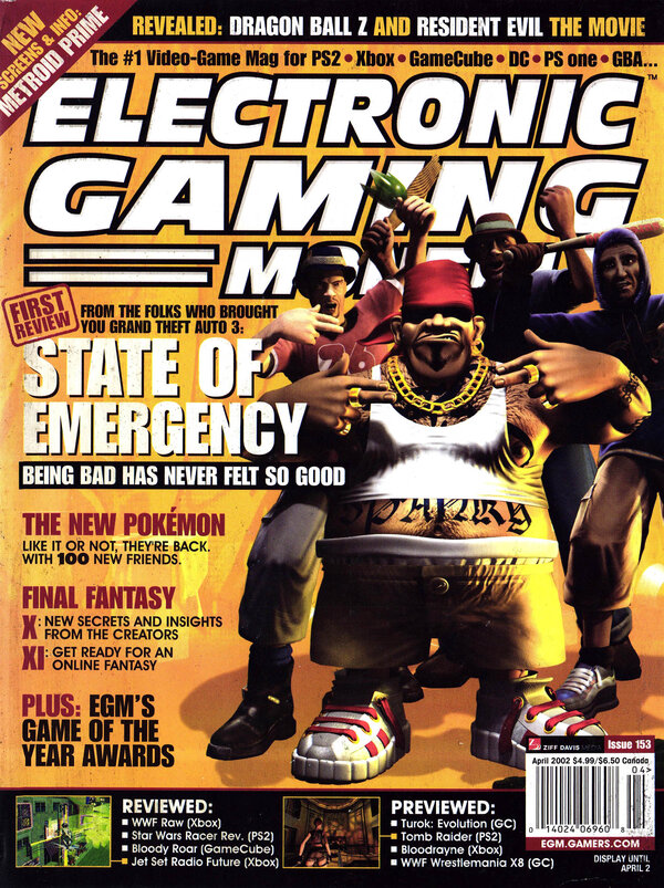 Electronic Gaming Monthly Issue 153 (April 2002) cover